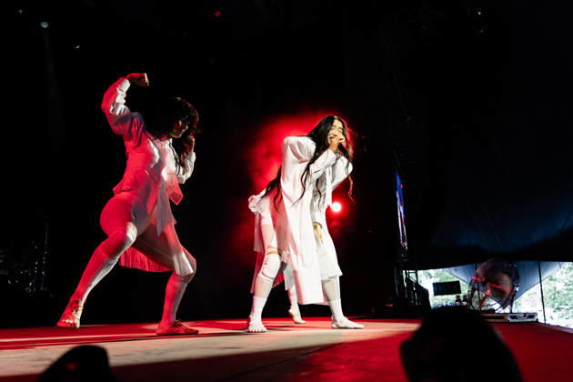 Audrey Nuna live at Roskilde Festival 2026 Roskilde, Denmark. 04th, July 2026. The American singer and rapper Audrey Nuna performs a live concert during the Danish music festival Roskilde Festival 2026 in Roskilde. Denmark, Roskilde  Copyright: xGonzalesxPhoto ErlingxBrodersenx