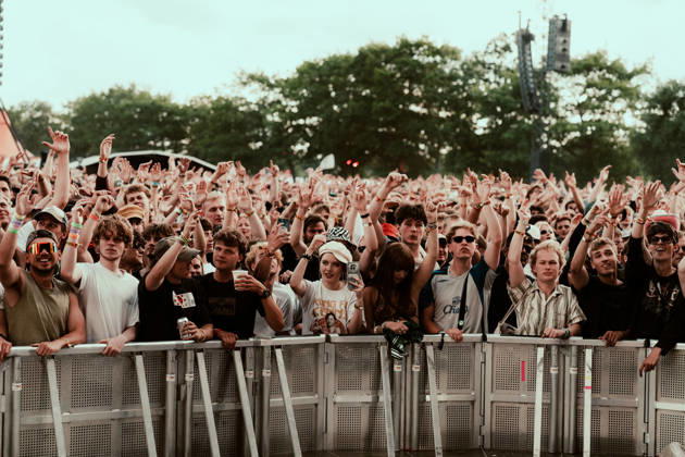 Clipse live at Roskilde Festival 2026 Roskilde, Denmark. 04th, July 2026. Conert goers seen at a live concert with the American rap duo Clipse during the Danish music festival Roskilde Festival 2026 in Roskilde. Denmark, Roskilde  Copyright: xGonzalesxPhoto MathiasxKristensenx