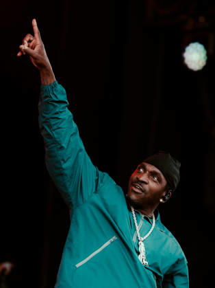Clipse live at Roskilde Festival 2026 Roskilde, Denmark. 04th, July 2026. The American rap duo Clipse performs a live concert during the Danish music festival Roskilde Festival 2026 in Roskilde. Here the rapper Pusha T is seen live on stage. Denmark, Roskilde  Copyright: xGonzalesxPhoto MathiasxKristensenx