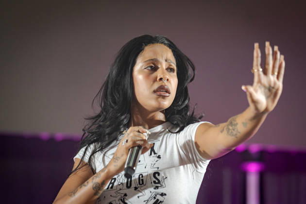 Tokischa Performs at MADO 2026 Singer Tokischa performs on the Puerta del Sol stage at MADO 2026 Madrid Pride on July 4, 2026, in Madrid, Spain. A leading Dominican artist in today’s urban music scene, Tokischa has developed a provocative, free, and unfiltered style. Her sound blends dembow, trap, reggaeton, and punk attitude, with an irreverent stage presence that defies norms and celebrates self-expression. Diego Radamé Madrid, Spain Madrid, Spain Spain Copyright: xDiegoxRadamà sx 7645208