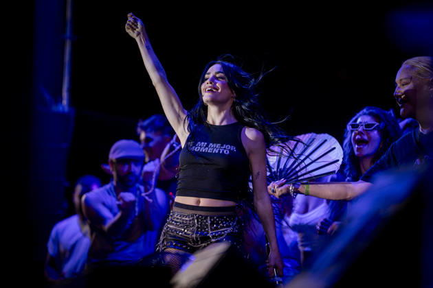 Lali Performs at MADO 2026 Singer Lali performs on the Plaza Espana stage at MADO 2026 Madrid Pride on July 4, 2026, in Madrid, Spain. A singer, actress, and international icon, her performance combines pop, dance, and a captivating stage show to celebrate diversity, freedom, and connection with the audience. A Pé MADRID, Spain MADRID, Spain Spain Copyright: xA.xPÃ rezxMecax 7645261