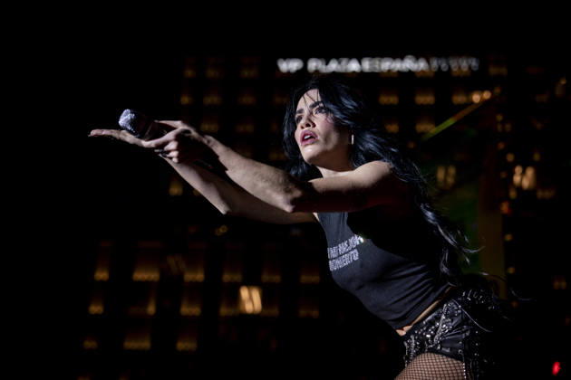 Lali Performs at MADO 2026 Singer Lali performs on the Plaza Espana stage at MADO 2026 Madrid Pride on July 4, 2026, in Madrid, Spain. A singer, actress, and international icon, her performance combines pop, dance, and a captivating stage show to celebrate diversity, freedom, and a connection with the audience. A Pé MADRID, Spain MADRID, Spain Spain Copyright: xA.xPÃ rezxMecax 7645264