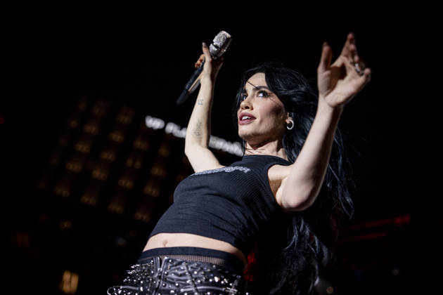 Lali Performs at MADO 2026 Singer Lali performs on the Plaza Espana stage at MADO 2026 Madrid Pride on July 4, 2026, in Madrid, Spain. A singer, actress, and international icon, her performance combines pop, dance, and a captivating stage show to celebrate diversity, freedom, and a connection with the audience. A Pé MADRID, Spain MADRID, Spain Spain Copyright: xA.xPÃ rezxMecax 7645267