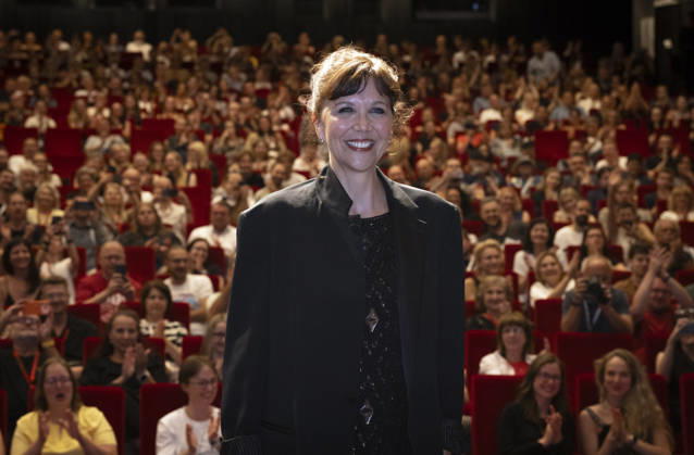 The 60th Karlovy Vary International Film Festival continued on its second day, in Karlovy Vary, Czech Republic, on July 4, 2026. Director, screenwriter, and actress Maggie Gyllenhaal, who received the Festival President s Award, presented the film The Bride! (CTKxPhoto KaterinaxSulova) CTKPhotoP2026070407729  CTKPhotoP2026070407729