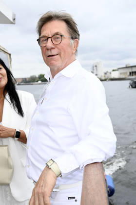Arno Funke beim Diner en Blanc mit Bootsfahrt zum NYX Hotel Berlin Köpenick. Berlin, 04.07.2026