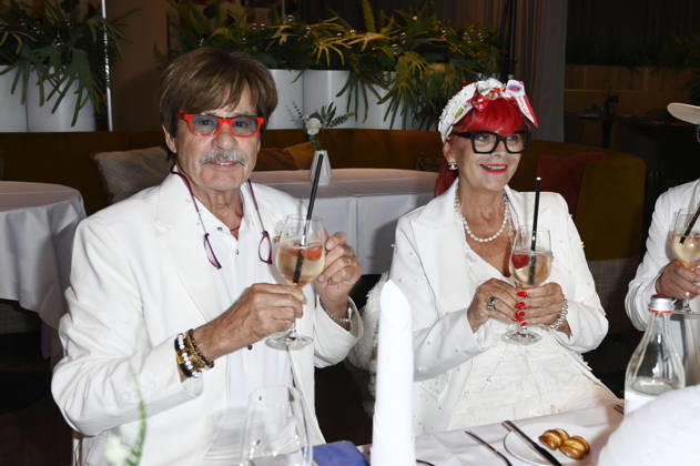 Jörg Draeger mit Ehefrau Petra Draeger beim Diner en Blanc mit Bootsfahrt zum NYX Hotel Berlin Köpenick. Berlin, 04.07.2026
