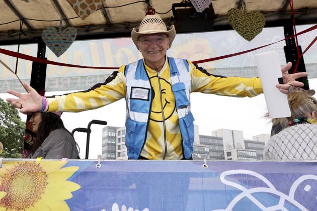 ABB SCHLAGERMOVE- Peter Sebastian zu Gast beim Schlagermove auf dem Heiligengeistfeld in Hamburg am 04.07.2025 Hamburg Deutschland
