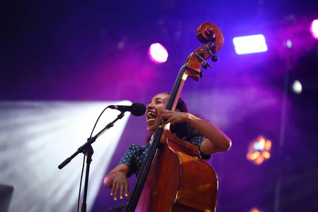 Esperanza Spalding performs at Love Supreme Jazz Festival, UK Glynde Place nr Lewes, East Sussex, UK, Love Supreme Jazz Festival 2026 on 4 July 2026. Esperanza Spalding at day 2 of the festival, Credit:Andy Sturmey Andrew Sturmey - B1114 Avalon United Kingdom, East Sussex, Glynde Place, Lewes  Copyright: xAndyxSturmeyx xAndrewxSturmeyx-xB1114x xAvalonx 1114495084