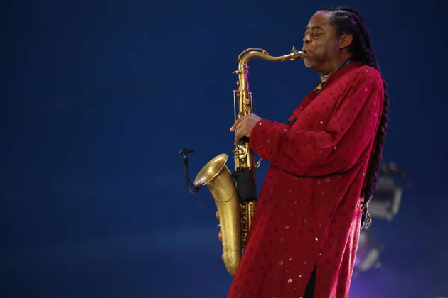 Courtney Pine performs at Love Supreme Jazz Festival, UK Glynde Place nr Lewes, East Sussex, UK, Love Supreme Jazz Festival 2026 on 4 July 2026. Courtney Pine, CBE at day 2 of the festival, Credit:Andy Sturmey Andrew Sturmey - B1114 Avalon United Kingdom, East Sussex, Glynde Place, Lewes  Copyright: xAndyxSturmeyx xAndrewxSturmeyx-xB1114x xAvalonx 1114496909
