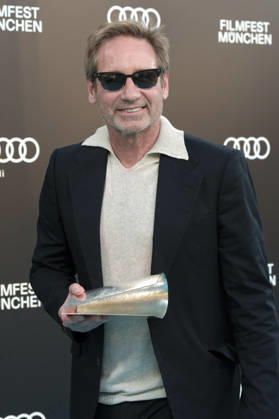 David Duchovny beim Photocall zur Verleihung des CineMerit Awards auf dem 43. Filmfest München 2026 in der Hochschule für Fernsehen und Film. München, 04.07.2026