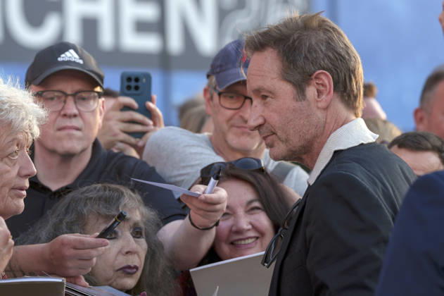 David Duchovny beim Photocall zur Verleihung des CineMerit Awards auf dem 43. Filmfest München 2026 in der Hochschule für Fernsehen und Film. München, 04.07.2026