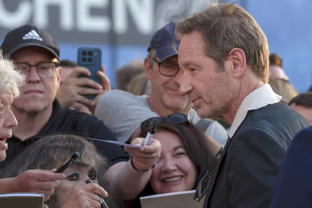 David Duchovny beim Photocall zur Verleihung des CineMerit Awards auf dem 43. Filmfest München 2026 in der Hochschule für Fernsehen und Film. München, 04.07.2026