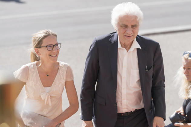 Katharina Koch und Udo Wachtveitl bei der Ankunft zum Event Oper für alle 2026 im Rahmen der Münchner Opernfestspiele mit der Live-Opernübertragung von Richard Wagners Die Walküre im Nationaltheater. München, 04.07.2026