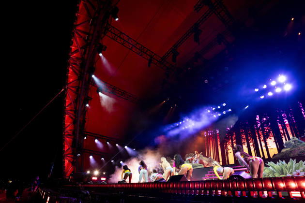 Roskilde Festival The Swedish singer Zara Larsson on the Orange Stage at Roskilde Festival, Denmark, Saturday, July 4, 2026. (Photo: Sebastian Elias Uth Ritzau Scanpix) , Denmark Copyright: SebastianxEliasxUthx spdk20260705-001207-L