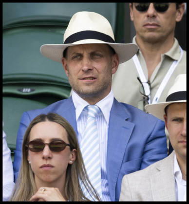. 05 07 2026. London, United Kingdom. Lord Frederick Windsor watches the tennis on Centre Court on day seven of the Wimbledon Tennis Championships in London .  xStephenxLockx xi-Imagesx IIM-26884-0044