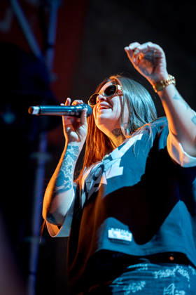 Ptazeta Performs at MADO 2026 Singer Ptazeta performs on the Plaza de las Reinas stage at MADO 2026 Madrid Pride on July 5, 2026, in Madrid, Spain. Ptazeta is a Spanish rapper and singer who rose to international fame thanks to hits like her viral single Mami and her popular collaboration with Bizarrap. She stands out in the urban music scene for her unique flow, explicit lyrics, and her role as an LGBTQI icon. Diego Radamé Madrid, Spain Madrid, Spain Spain  Copyright: xDiegoxRadamÃ sx 7647943