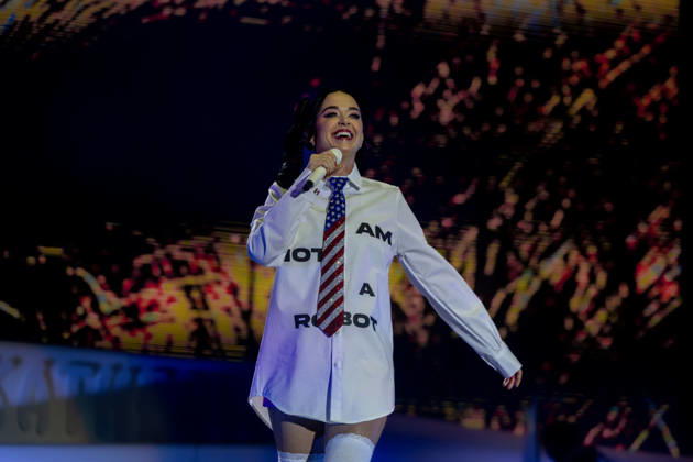 Katy Perry Concert at the Río Babel Festival Singer Katy Perry during a performance at the Miguel Ríos Auditorium on July 5, 2026, in Rivas Vaciamadrid, Madrid, Spain. This event is part of the Río Babel Festival, which also features performances by The Offspring, Amaia, and Bomba Estéreo, among others. Spain  Copyright: xRicardoxRubiox 7647952