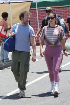 Celebrities enjoy a bright, warm day shopping at the Farmers Market Featuring: TJ Thnye, Christina Lee Where: Studio City, California, United States When: 05 Jul 2026 Credit: H2Y INSTARimages EDITORIAL USE ONLY. NOT FOR USE BY NEWSPAPERS BASED IN THE UK. Copyright: xx instar55830650