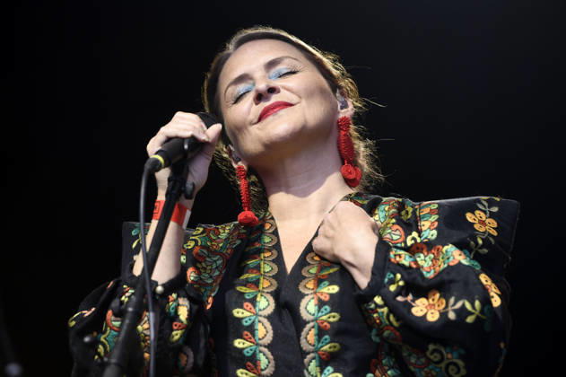 Emiliana Torrini live bei einem Konzert auf der Gilde Parkbühne. Hannover, 05.07.2026