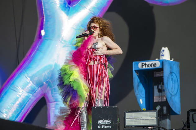 Scissor Sisters at BST Festival 05 July 2026 Scissor Sisters perform at American Express presents BST Hyde Park Festival in London on 5th July 2026. Guest appearance from Mel C. Jason Jake Shears Sellards lead vocals, Scott Babydaddy Hoffman bass guitar, Derek Del Marquis Gruen lead guitar., Credit:Zoran Veselinovic B4859 Avalon UK, London, Hyde Park  Copyright: xZoranxVeselinovicx xB4859x xAvalonx 1114743326