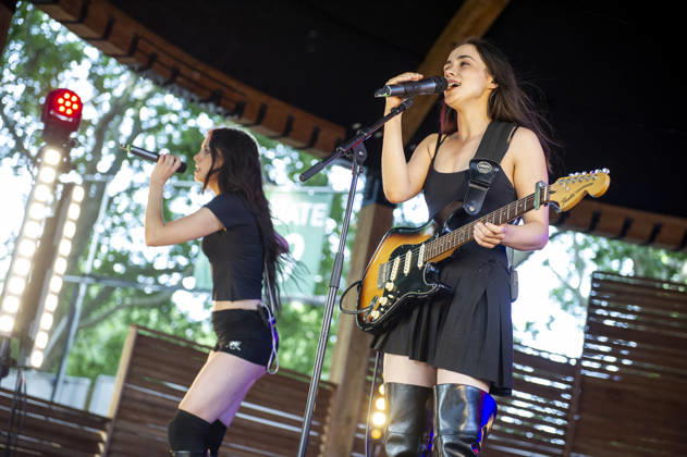 SISTRA at BST Festival 05 July 2026 Sylvie and Sasha Briggs, London-based sister duo called SISTRA perform at American Express presents BST Hyde Park Festival in London on 5th July 2026., Credit:Zoran Veselinovic B4859 Avalon UK, London, Hyde Park  Copyright: xZoranxVeselinovicx xB4859x xAvalonx 1114749365