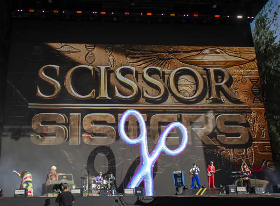 Scissor Sisters at BST Festival 05 July 2026 Scissor Sisters perform at American Express presents BST Hyde Park Festival in London on 5th July 2026. Guest appearance from Mel C. Jason Jake Shears Sellards lead vocals, Scott Babydaddy Hoffman bass guitar, Derek Del Marquis Gruen lead guitar., Credit:Zoran Veselinovic B4859 Avalon UK, London, Hyde Park  Copyright: xZoranxVeselinovicx xB4859x xAvalonx 1114743200