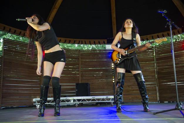 SISTRA at BST Festival 05 July 2026 Sylvie and Sasha Briggs, London-based sister duo called SISTRA perform at American Express presents BST Hyde Park Festival in London on 5th July 2026., Credit:Zoran Veselinovic B4859 Avalon UK, London, Hyde Park  Copyright: xZoranxVeselinovicx xB4859x xAvalonx 1114749335
