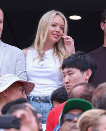 CORRECTION TITLE - 2026 World Cup - Tiffany Trump at Brazil v Norway CORRECTION CAPTION - Tiffany Trump, Donald Trump s Daughter with friend attend the match Brazil vs Norway FIFA World Cup 2026 at the New York New Jersey Stadium, NJ on July 5, 2026. Photo by Charles Guerin ABACAPRESS.COM East Rutherford NJ United States  Copyright: xGuerinxCharles ABACAx