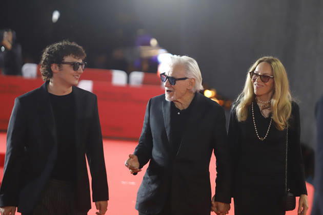 Roman Keitel, Harvey Keitel und Daphna Kastner beim Special Screening Mean Streets Hexenkessel auf dem 60. Internationalen Filmfestival Karlovy Vary 2026 in der Grand Hall im Festival Hotel Thermal. Karlsbad, 05.07.2026