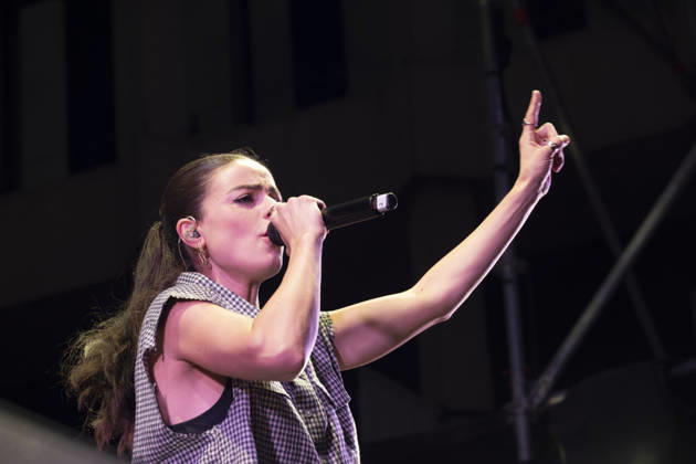 MADO 2026 Festival - Lucia de la Puerta The singer Lucia de la Puerta performs during the MADO 2026 Festival, in the Plaza de las Reinas in Madrid. Madrid Spain Copyright: xAtilanoxGarciax xSOPAxImagesx photo01486