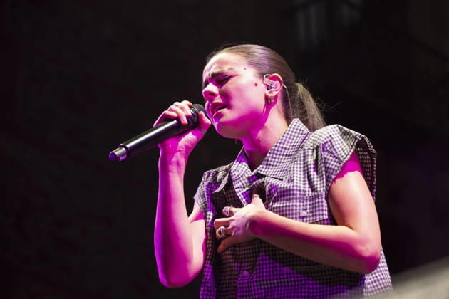 MADO 2026 Festival - Lucia de la Puerta The singer Lucia de la Puerta performs during the MADO 2026 Festival, in the Plaza de las Reinas in Madrid. Madrid Spain Copyright: xAtilanoxGarciax xSOPAxImagesx photo01490