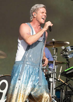 Jake Shears on stage as the Scissor Sisters performs during BST Hyde Park at Hyde Park in London, England. UK. Sunday 5th July 2026. Copyright: xJamesxWarrenx SCISSOR SISTERS AND MELANIE C - BST HYDE PARK6