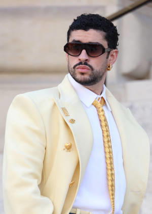 Bad Bunny Arrives at the Schiaparelli Fall Winter 2026–2027 Haute Couture Collection Fashion Show During Paris Fashion Week on July 6, 2026 Denis Guignebourg Bestimage Celebrities at the Schiaparelli Fall Winter 2026–2027 Haute Couture Collection fashion show, during Paris Fashion Week on July 6, 2026, Paris, France  Copyright: xDenisxGuignebourgx xBestimagexDenisxGuignebourgx xBestimagex