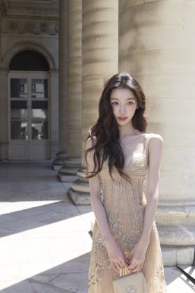 PARIS, FRANCE - JULY 06: Yi Mengling attends the Georges Hobeika Fall Winter 2026 Haute Couture show during Paris Fashion Week on July 6, 2026 in Paris, France.  Copyright: xVCGx 111652658783
