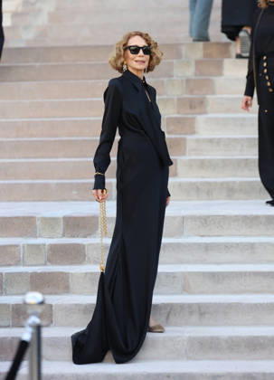 Schiaparelli - Outside Arrivals Marisa Berenson during Day One of Paris Fashion Week - Haute Couture Spring Summer 2026 2027 on July 06, 2026 in Paris, France.  Copyright: xDidierxFereyx