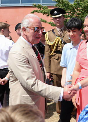 King Charles visits the Royal Tank Regiment s Families Day BOVINGTON, DORSET - JULY 06: King Charles III attends The Royal Tank Regiment s Families Day at the Tank Museum on July 06, 2026 in Bovington, Dorset. (Photo by Chris Jackson Getty Images)King Charles visits the Royal Tank Regiment s Families Day at the Tank Museum, Bovington, Dorset, UK, on the 6th July 2026. Picture by Chris Jackson WPA-Pool Bovington Tank Museum Dorset United Kingdom  WHA-0830