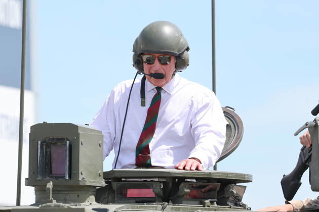 King Charles visits the Royal Tank Regiment s Families Day BOVINGTON, DORSET - JULY 06: King Charles III rides in a Challenger 3 Main Battle Tank during The Royal Tank Regiment s Families Day at the Tank Museum on July 06, 2026 in Bovington, Dorset. (Photo by Chris Jackson Getty Images)King Charles visits the Royal Tank Regiment s Families Day at the Tank Museum, Bovington, Dorset, UK, on the 6th July 2026. Picture by Chris Jackson WPA-Pool Bovington Tank Museum Dorset United Kingdom  WHA-0830