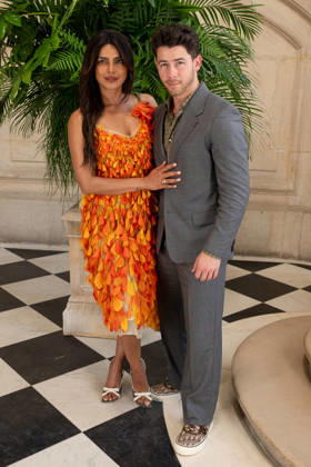 PFW - Christian Dior Photocall Priyanka Chopra and Nick Jonas attending the Christian Dior Haute Couture Fall Winter 2026 2027 show as part of Paris Fashion Week in Paris, France on July 06, 2025. Photo by Laurent Zabulon ABACAPRESS.COM  Copyright: xZabulonxLaurent ABACAx