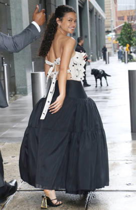 NEW YORK, NY- JULY 6: Catherine Laga aia Seen at Good Morning America on July 6, 2026 in New York City. Copyright: xRWx