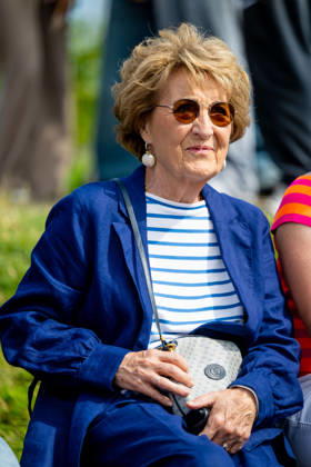 06-07-2026 Enkhuizen Princess Margriet visited the Zuiderzeevaart sailing camp of the Foundation for Children s Oncological Holiday Camps (SKOV) in Enkhuizen. Â  Copyright: xPPEx