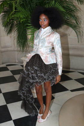 Joyce Cissé, also known as Flowerovlove, at the Christian Dior Fashion Show, Fall Winter 2026–2027 Haute Couture Collection Photocall, as part of Paris Fashion Week, France, July 6, 2026 Bertrand Rindoff Bestimage Christian Dior Haute Couture Fall Winter 2026–2027 show as part of Paris Fashion Week on July 6, 2026, in Paris, France Paris, France Copyright: xBERTRANDxRINDOFFxPETROFFx xBESTIMAGExBERTRANDxRINDOFFxPETROFFx xBESTIMAGEx