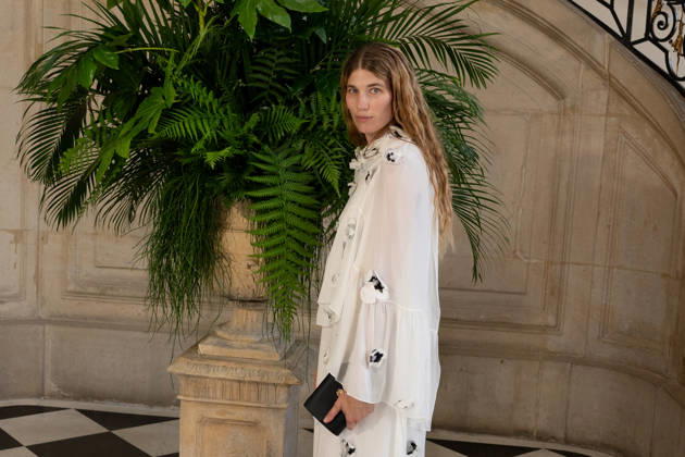 PFW - Christian Dior Photocall Veronika Heilbrunner attending the Christian Dior Haute Couture Fall Winter 2026 2027 show as part of Paris Fashion Week in Paris, France on July 06, 2025. Photo by Laurent Zabulon ABACAPRESS.COM  Copyright: xZabulonxLaurent ABACAx