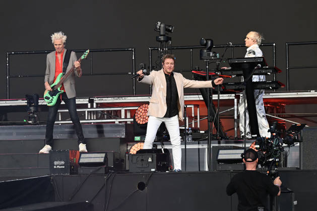 Duran Duran performing at British Summertime in London LONDON, ENGLAND - JULY 05: John Taylor, Simon Le Bon and Nick Rhodes of ˜Duran Duran™ performing at British Summertime, Hyde Park on July 05, 2026 in London, England. CAP MAR MAR Great Britain UK Copyright: xMartinxHarris CapitalxPicturesx