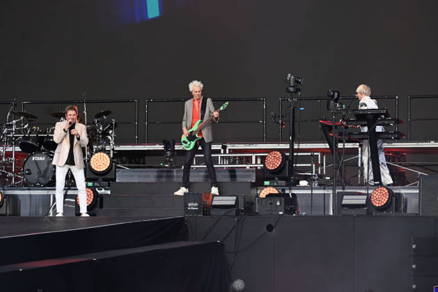 Duran Duran performing at British Summertime in London LONDON, ENGLAND - JULY 05: Simon Le Bon, John Taylor and Nick Rhodesof ˜Duran Duran™ performing at British Summertime, Hyde Park on July 05, 2026 in London, England. CAP MAR MAR Great Britain UK Copyright: xMartinxHarris CapitalxPicturesx