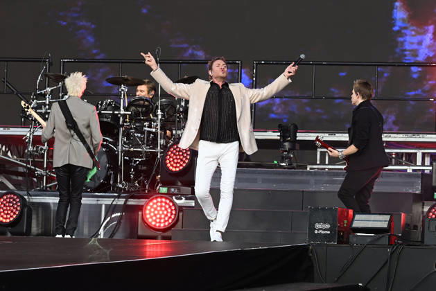 Duran Duran performing at British Summertime in London LONDON, ENGLAND - JULY 05: Simon Le Bon of ˜Duran Duran™ performing at British Summertime, Hyde Park on July 05, 2026 in London, England. CAP MAR MAR Great Britain UK Copyright: xMartinxHarris CapitalxPicturesx