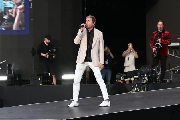 Duran Duran performing at British Summertime in London LONDON, ENGLAND - JULY 05: Simon Le Bon of ˜Duran Duran™ performing at British Summertime, Hyde Park on July 05, 2026 in London, England. CAP MAR MAR Great Britain UK Copyright: xMartinxHarris CapitalxPicturesx
