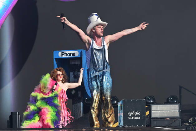 Scissor Sisters performing at British Summertime in London LONDON, ENGLAND - JULY 05: Jake Shears of ™Scissor Sisters™ performing at British Summertime, Hyde Park on July 05, 2026 in London, England. CAP MAR MAR Great Britain UK Copyright: xMartinxHarris CapitalxPicturesx