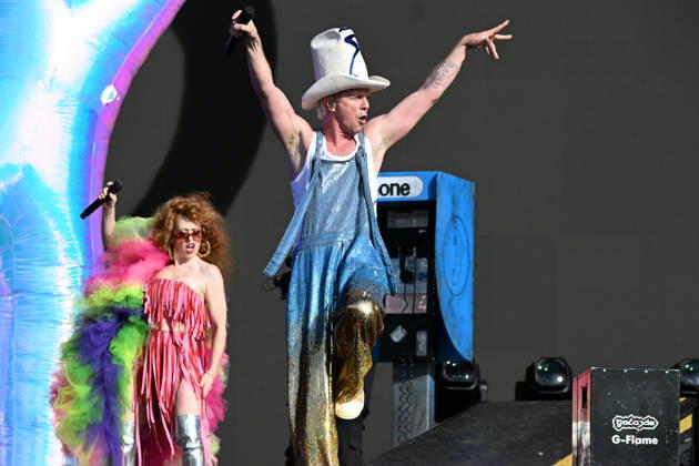 Scissor Sisters performing at British Summertime in London LONDON, ENGLAND - JULY 05: Jake Shears of ™Scissor Sisters™ performing at British Summertime, Hyde Park on July 05, 2026 in London, England. CAP MAR MAR Great Britain UK Copyright: xMartinxHarris CapitalxPicturesx