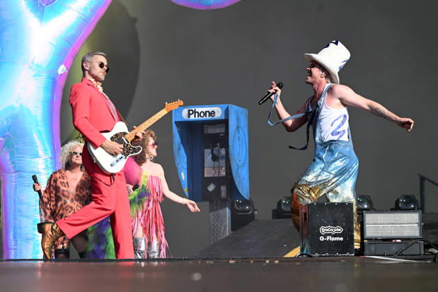 Scissor Sisters performing at British Summertime in London LONDON, ENGLAND - JULY 05: Del Marquis and Jake Shears of ™Scissor Sisters™ performing at British Summertime, Hyde Park on July 05, 2026 in London, England. CAP MAR MAR Great Britain UK Copyright: xMartinxHarris CapitalxPicturesx