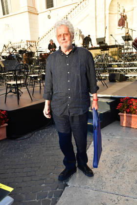 IPA86455602 - Rome, Piazza del Campidoglio: Nicola Piovani’s Tribute Concert to Ennio Morricone. Pictured: Nicola Piovani  Copyright: xVincenzoxLandix xVincenzoxLandix 86455602